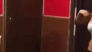 Girl isn't ready for the porn but Desi hubby can film her putting on clothes