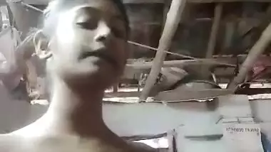 Desi cute girl self record for bf