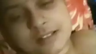 Shy Desi Bhabhi Selfie Topless Video