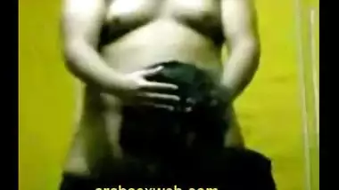 Arabic woman getting cock in mouth and pussy