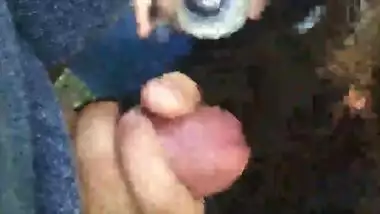 NRI Girlfriend public blowjob
