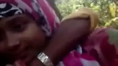 Tamil BF sucking and lick GF nipples from soft to make him hard, outdoor sex