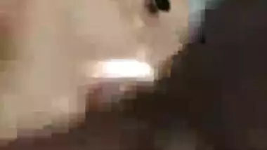 Desi girl spitting and handjob to big cock