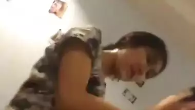 Girlfriend having Hard Ride from Top