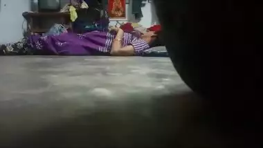 South Indian aunty gets fucked on floor