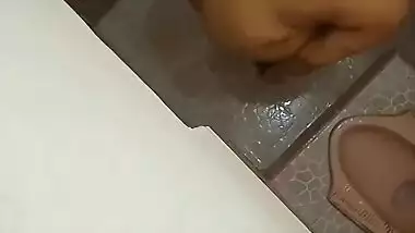 Desi young girl changing cloths and pissing