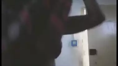 Desi big boobs aunty stripping clothes one by one