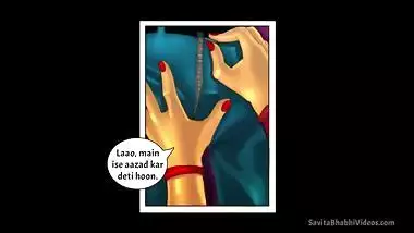 XXX sexy Desi Savita Bhabhi wants the massive cock in comic video