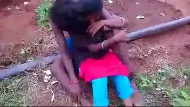 Desi lover romance outdoor