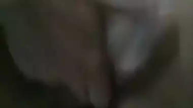 Sexy having panty in mouth and fingering