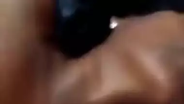 Dark skinned South Indian maid sex with house owner