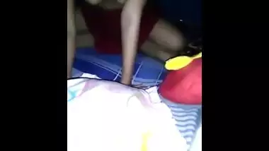 Teen girl with a slim figure enjoys hardcore fuck in cowgirl position