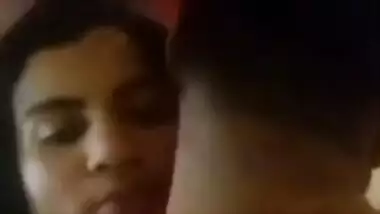 Desi girl kisses her bearded XXX lover for their homemade sex film