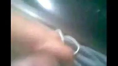 Horny guy wanking alone in front of computer