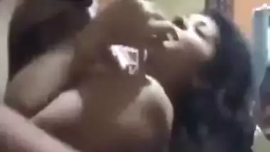 Indian homely Bhabhi sex with ex-lover at her home