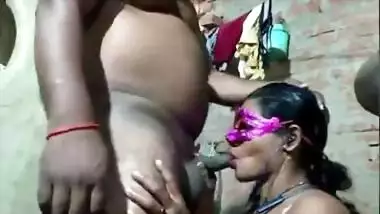 Desi Village Couple Live Romance Blowjob and Pussy Lick