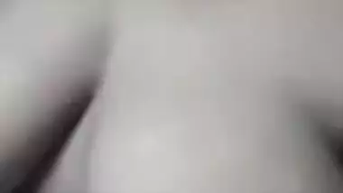 Dirty Desi slut has XXX sized saggy tits to expose in this MMS video