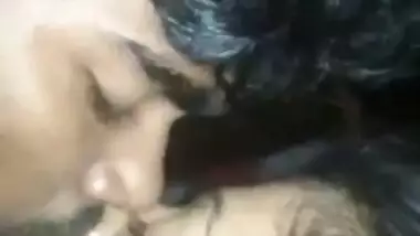 MMS clip of amateur Desi couple having XXX chudai in the darkness