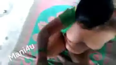 Tamil maid sucking dick of her house owner