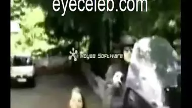 She is so sweet without clothes at the road