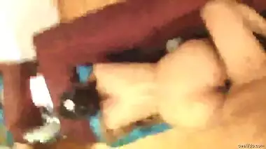 Desi wife fucking doggie fucked on couch