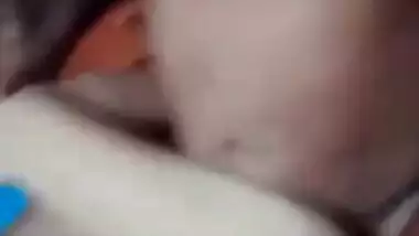 Mature guy fucking young maid in front of wife