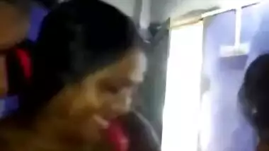 Guys feels up easy Indian teen and make her show off titties on camera