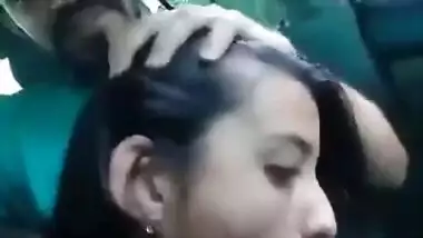 Cute Desi girl sex with her boyfriend in the outdoor