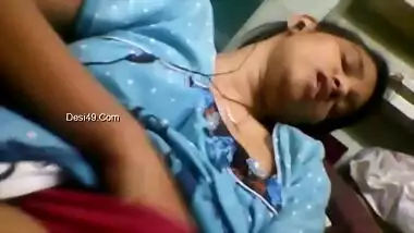 Indian babe films XXX video of herself masturbating twat under panties