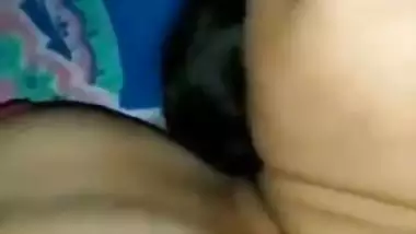 Village Desi girl has hairy XXX pussy bonked with fingers and dick