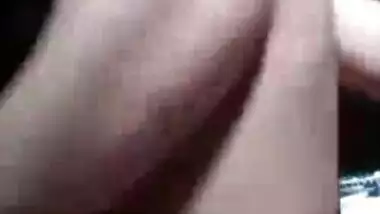 Aunty boobs pussy show on selfie cam for her secret lover