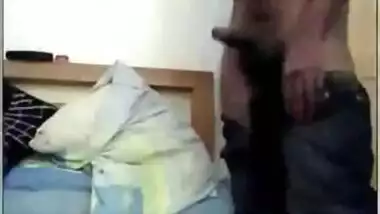 Indian Aunty And Young Guy In Action