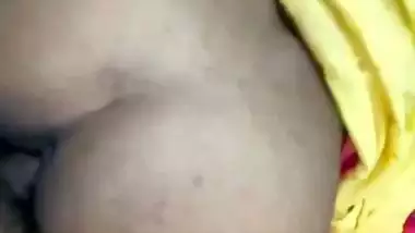 Sexy babe enjoys video call sex and fucks in the doggy style