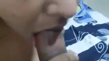 Nude girl sucks her friend’s dick and takes his cum in mouth