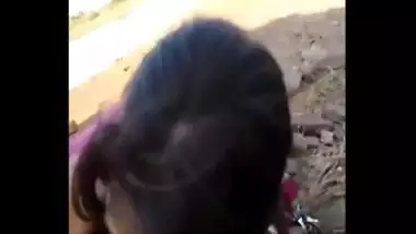 Desi Indian Village woman Blowjob Outdoor