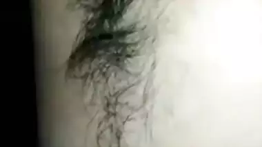 Desi Housewife Showing Her Hairy Armpit and Pussy
