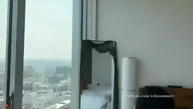 Big Tit Asian Teen in Pigtails Gets Choked and Creampied