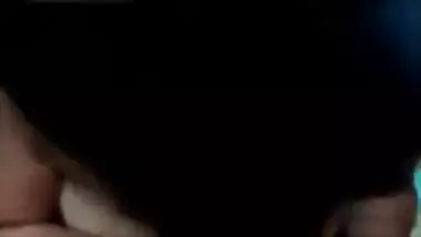 Playing Her Huge Breast