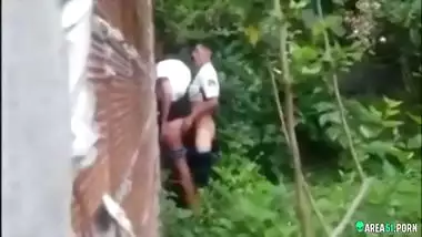 Outdoor sexy school Tamil girl caught has sex with BF, Desi mms sex