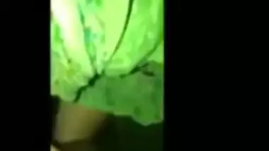 Desi bhabhi rubbing cock on her big nipples