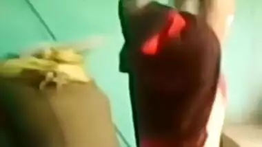 Indian amateur sex film of a horny lovers on the floor 