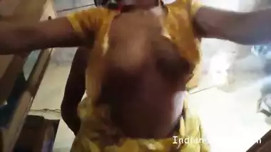 Indian Desi Village aunty fucked with her neighbour boy