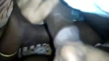 Village couple romance, Blowjob,boobs pressing and pussy fingering