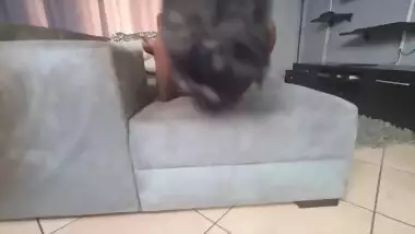 Indian Sloppy Upside Down Dildo Gag Deepthroat