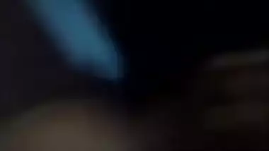 Indian GF making BF suck her tits