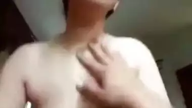 Desi housewife's titties bounce during XXX cock-riding first-person