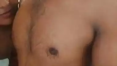 Desi Couple Bathing Together