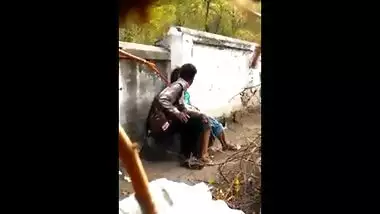 Beautiful teen girl enjoys outdoor sex with her lover