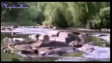 Indian village lesbians outdoor fun during shower