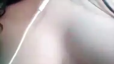 Sexy Desi girl fingering pussy on selfie cam